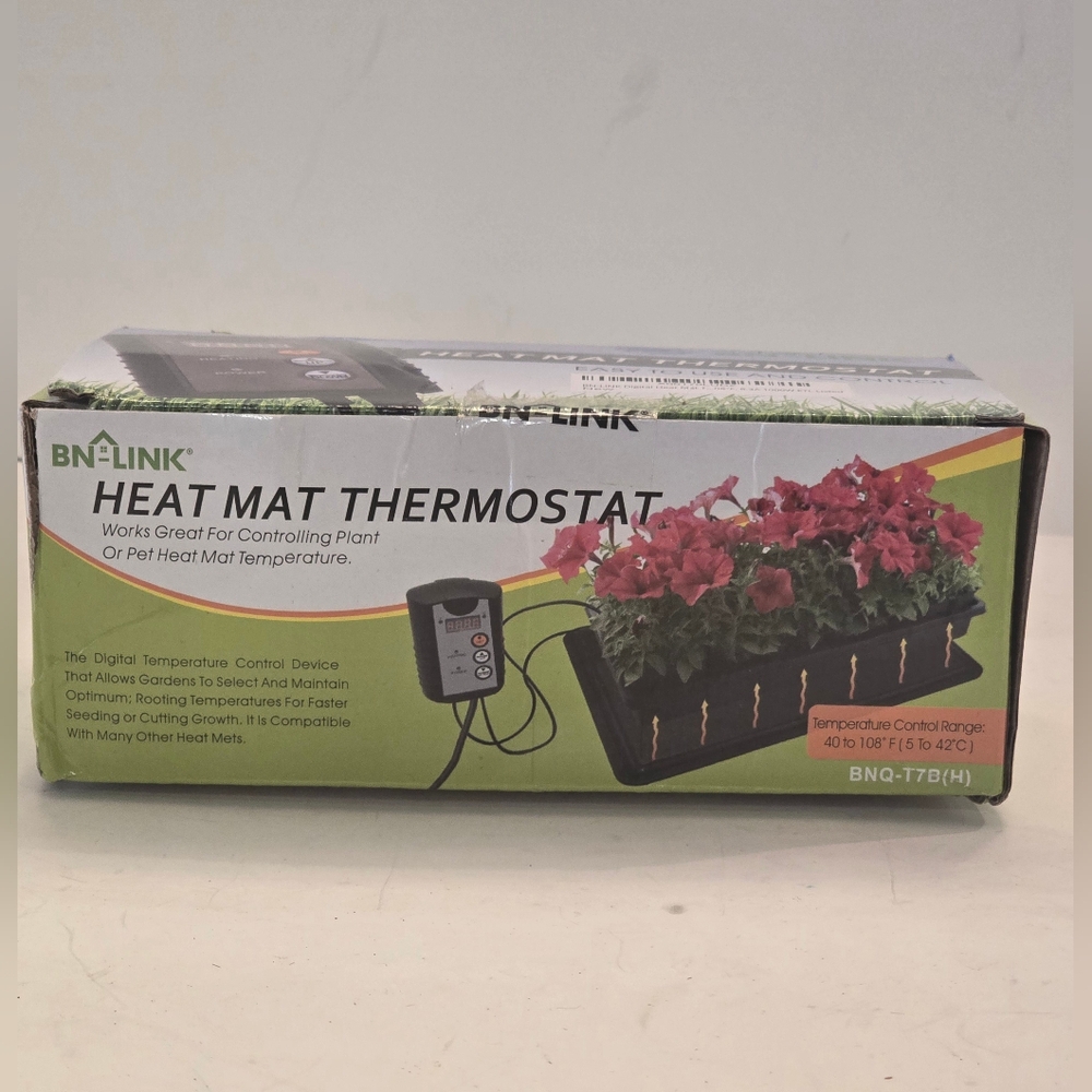 BN-LINK Digital Heat Mat Thermostat Controller for Seed Germination,Reptiles etc